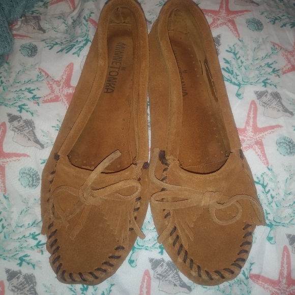 Minnetonka kilty • size 6 Warm Cognac Brown 🍁 - Picture 5 of 6